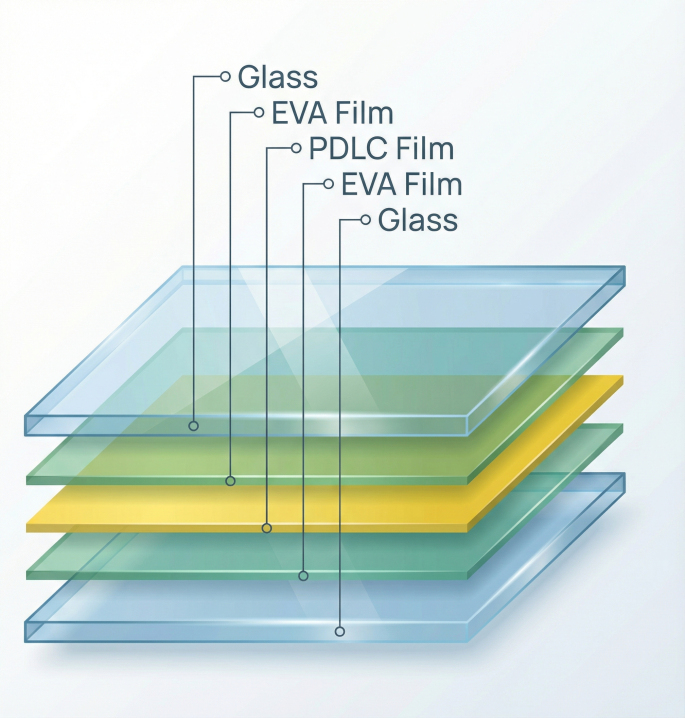 PDLC Aufbau Schema